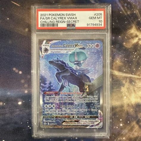 Pokemon Psa Shadow Rider Calyrex Vmax Alternate Full Art