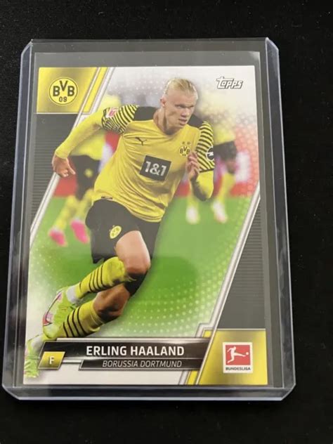 Erling Haaland Topps Bundesliga Flagship Soccer Hobby Base Card