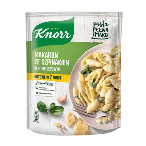 Knorr Makaron Ze Szpinakiem W Sosie Serowym G Allegro Pl