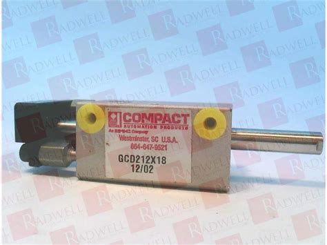 GCD212X18 Pneumatic Cylinder by COMPACT AUTOMATION PRODUCTS