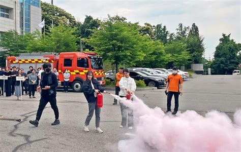 농수산식품유통교육원 상반기 합동소방훈련 실시 수원남부소방서와 함께 화재위기 대처능력 강화