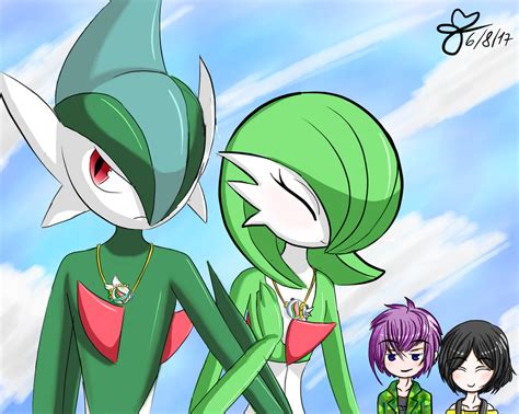 Gallade Y Gardevoir By Rayo Veloz123 On Deviantart