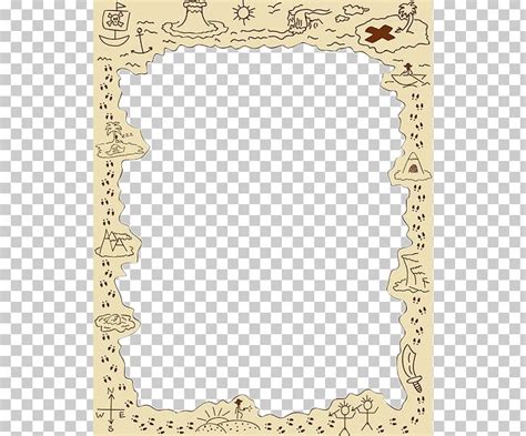 Piracy Treasure Map Buried Treasure Png Clipart Border Border Frame Certificate Border