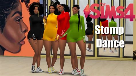 The Sims 4 Realistic Dance Animation Stomp Youtube