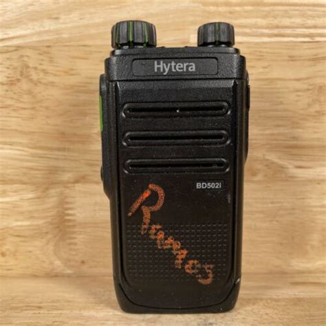 Hytera Bd I Black Handheld Way Digital Portable Radio Walkie Talkie