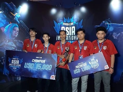 Esport Tim Asal Indonesia Island Of God Juara Free Fire Asia Sport