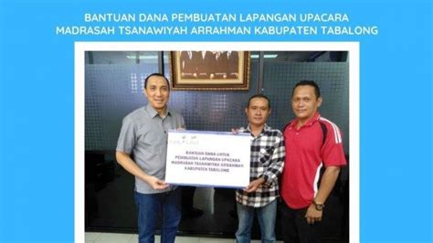 Upz Bank Kalsel Bantu Pembuatan Lapangan Upacara Mts Arrahman Tabalong