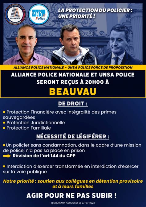 La Protection Du Policier Une Priorit Alliance Police Nationale Et