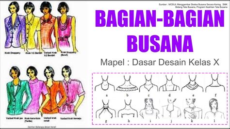 Materi Dasar Desain Busana Kelas Koleksi Gambar