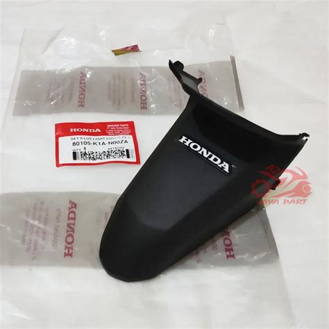 Cover Lampu Plat Nomer Tutup Spakbor Belakang Set Illus License Honda