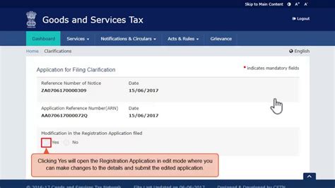 How To Give Clarification To GST Tax Officer For Registration YouTube