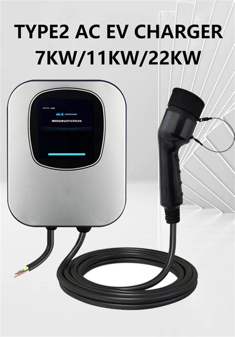 Oem Odm Hot Sale Type2 Wall Mounted Car 22kw 380v Ev Charging Station