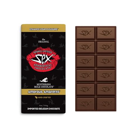 SEX CHOCOLATE AMARETTO 4OZ Deja Vu Love Boutique Vista CA