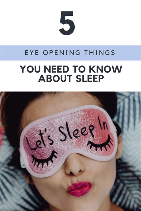 5 Eye Opening Things You Need To Know About Sleep For Those With Sleep