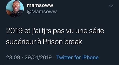 Épinglé par Djema sur tweets Prison break Images droles humour