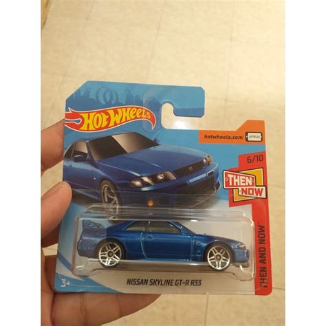 Jual HOT WHEELS SHORT CARD SC NISSAN SKYLINE GTR R BIRU Shopee Indonesia