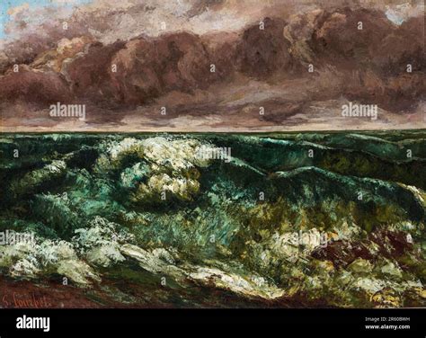 Gustave Courbet The Wave Hi Res Stock Photography And Images Alamy