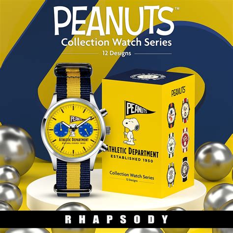 Peanuts Snoopy Watch Series Blind Box Unisex Nylon Strap Watch Shopee