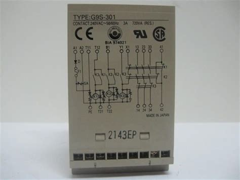 Omron G9s 301 Safety Relay 24vdc