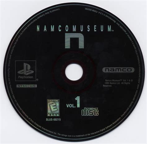 Namco Museum Vol. 1 (1995) PlayStation box cover art - MobyGames