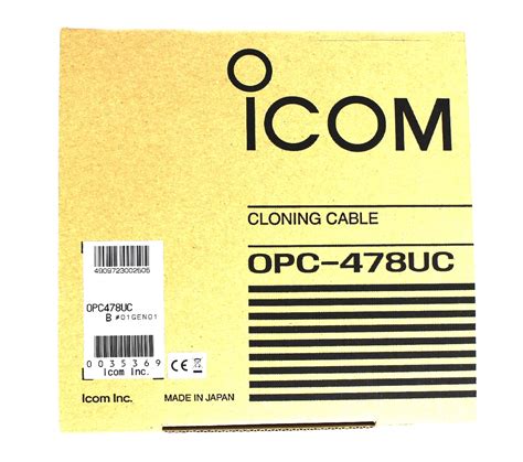 Icom Opc 478ud Programmierkabel Für Ic A25nece Ic A6e Ic A120e