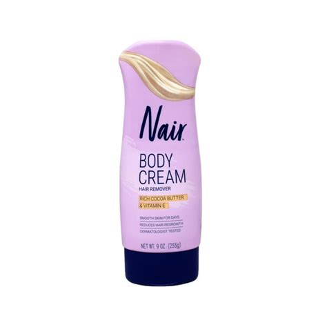 Nair Hair Remover Lotion For Legs Body Cocoa Butter With Vitamin E 9 Oz Each