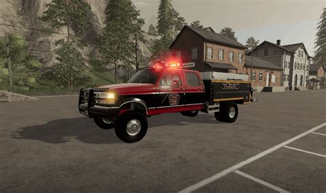 Ford American Fire Truck V5 0 Mod Farming Simulator 2025 Mod LS 2025