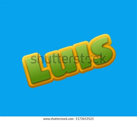 Luis Popular Nick Names Around World Stock Illustration 1173653521