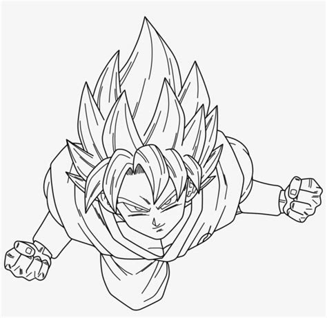 Goku Voando Para Colorir Imprimir E Desenhar Colorir Me The Best Porn