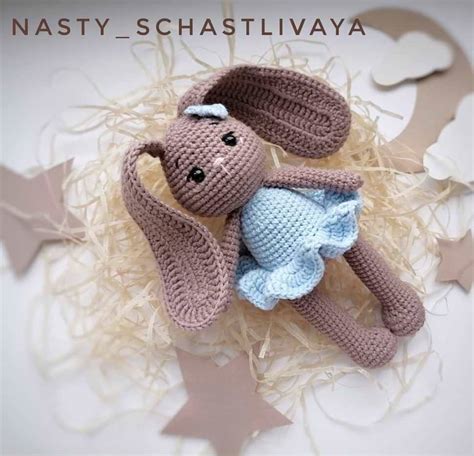 Lovely Bunny Amigurumi In Dress Pattern Amiguroom Toys