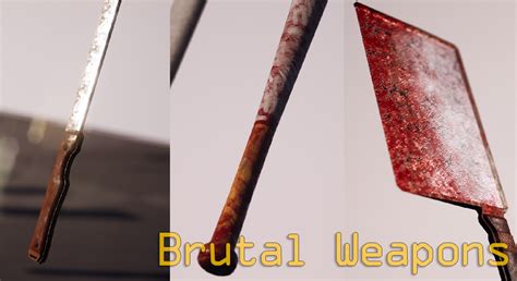 Brutal Weapons in Weapons - UE Marketplace