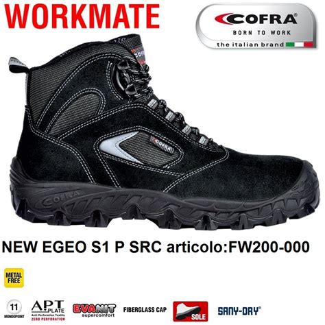 Scarpe Antinfortunistiche Cofra Linea Work Mate Tipo Polacco Modello