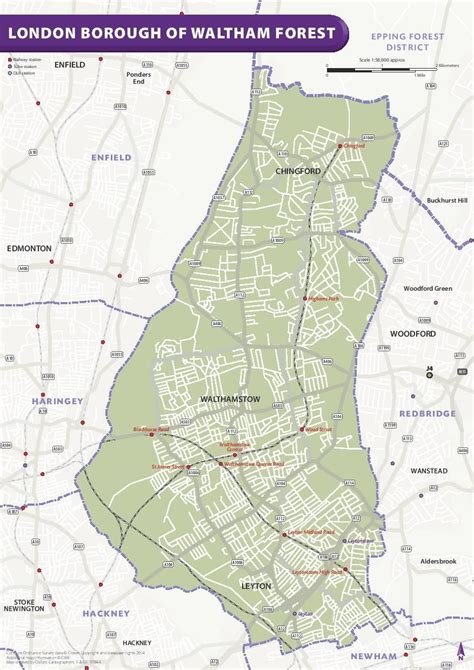 Waltham Forest Borough | Area map, Map, Tourism