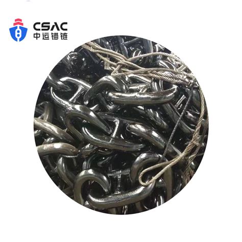 78mm Black Bitument Anchor Chain China Anchor Chain And Stud Link