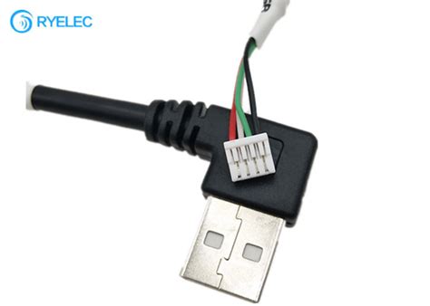 Custom Usb A Type Male Degree Right Angle Connector To Pin Jst Gh