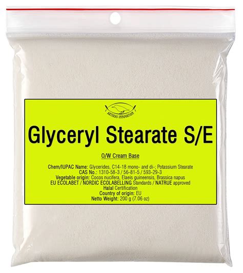 Glyceryl Stearate S E 7 06 Oz Self Emulsifying Wax