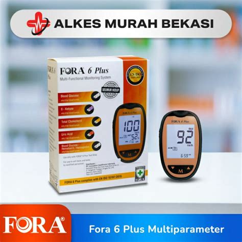 Jual Fora 6 Plus Muticheck Blood Glucose Fora Alat Cek Darah