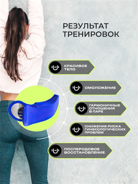 Тренажер Urbanfit домашний гимнастический для бедер и ягодиц синий ...