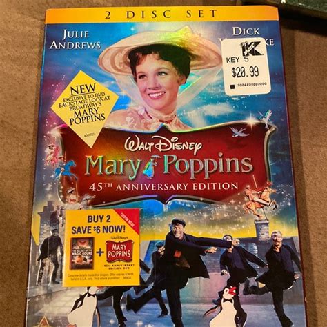 Media Nwt Mary Poppins Dvd 45th Anniversary Edition Poshmark