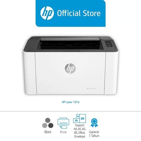 Jual Hp Original Laser 107a Printer 4zb77a Mono Print Shopee Indonesia