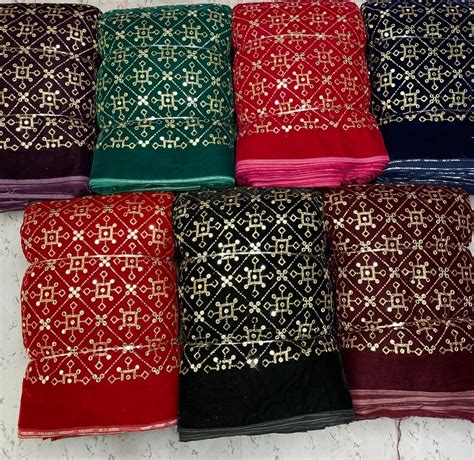 Embroidered Velvet Fabric At Rs Meter Velvet Fabrics In Surat