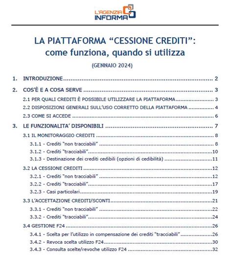 Piattaforma Cessione Crediti On Line La Guida Dell Agenzia Delle