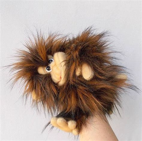 Hand Puppet Big Monkey With Movable Mouth Marionette Glove Etsy Artofit