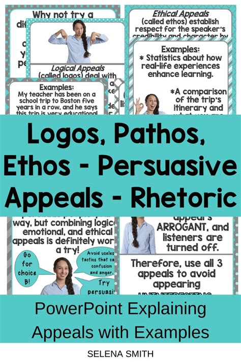 Persuasive Appeals: Logos, Pathos, Ethos PowerPoint & Application Tasks ...