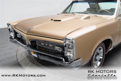 1967 Pontiac GTO Signet Gold Hardtop 400 V8 3 Speed Automatic for sale ...