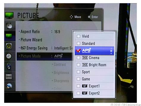 TV picture settings menus compared (screenshots) - CNET