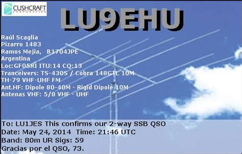 LU1JES - ESTEBAN: MIS DIPLOMAS Y eQSL 