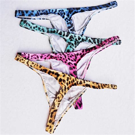 Sexy Ondergoed String Luipaard Print Heren Ondergoed Heren Sexy Onderbroek Lingerie Mannen