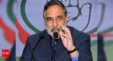 No leadership crisis in Congress: Anand Sharma | India News - Times of ...