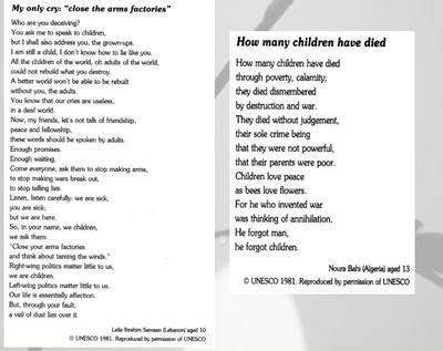 Alp Icoz's Academic Papers: * Lesson Plan: peace- poem (Language Arts)